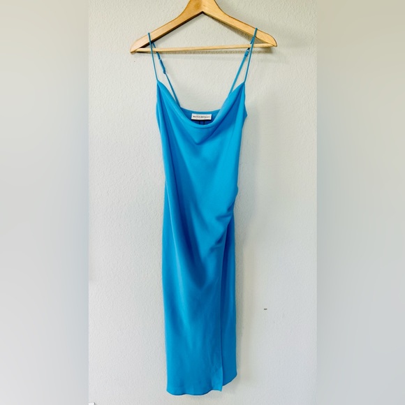 Finders Keepers Calypso Midi Dress Blue Xxs NWT - Picture 3 of 9